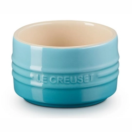 Le Creuset Ramequin en Céramique à Paroi Droite, Empilable, 200 ml, Chambray, 70403204340099
